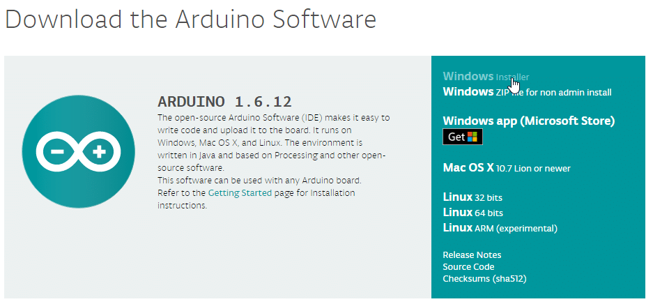 ดาวน์โหลดโปรแกรม Arduino